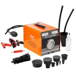 D&eacute;tecteur de Fuite de Carburant 8 L/min-VEVOR-avec Pompe &agrave; Air Int&eacute;gr&eacute; et Manom&egrave;tre Testeur de Fuite de Tuyau &Eacute;chappement Voiture