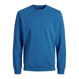 Jack & Jones Jjebasic Sweat à col Rond Noos Maillot de survêtement, Bleu