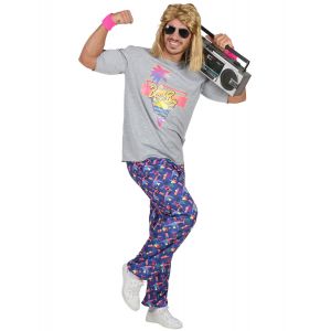 Déguisement beach boy année 80 homme Couleur Coloré Taille S