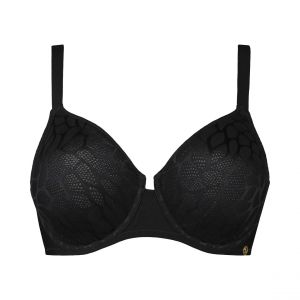 Sans Complexe Soutien gorge embo&icirc;tant moul&eacute; armatures Perfect Curves, Noir - Couleur Noir - Taille 105E