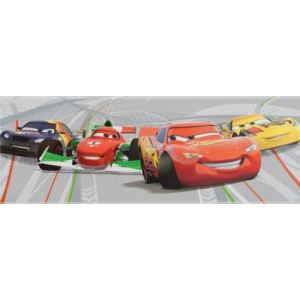 Image de Frise murale adhésive et repositionnable "Disney Cars 2" (5 m x 15.9 cm)