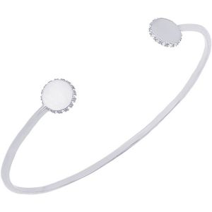 Bracelet Jonc Saunier Argent Oxydes Canopee