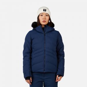 Rossignol Veste de ski isolante Staci pour femme avec fausse fourrure - Taille XL - Femmes