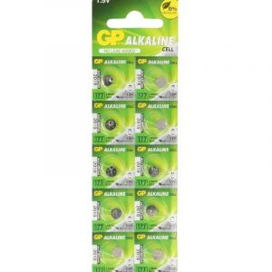 GP Batteries 10x Piles LR626 R626 SR66 AG4 1.5V