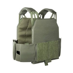 Tasmanian Tiger TT Plate Carrier LP MKII Porte-plaques léger et plat avec poches latérales amovibles, Olive, Small - Medium