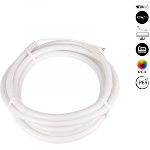 Barcelona led Néon LED flexible RGB intelligent IC - circulaire à 360º - Ø22mm - 4 mètres - 12V DC - 28W/m - IP65