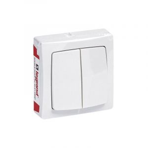 Legrand Transformeur double complet Appareillage saillie - blanc