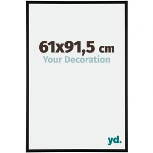 Your Decoration - 61x91.5 cm - Cadres Photos en Aluminium Avec Verre acrylique - Anti-Reflet - Excellente Qualité - Noir Mat - Cadre Decoration