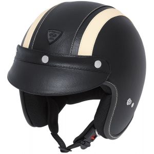 Image de Held Casque jet RUNE noir/beige - S