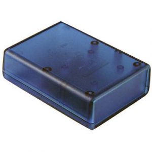 Image de Hammond Electronics Boîtier portable 1593KTBU ABS bleu (transparent) 66 x 66 x 28 1 pc(s)