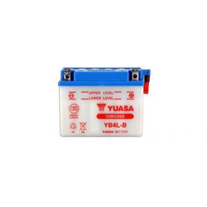 Yuasa Batterie moto YB4L-B L 121mm W 71mm H 93mm Batterie identique à l'origine convient à tous types de 2 roues et quad