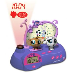 Lexibook RP300LPS - Radio réveil projecteur Littlest PetShop