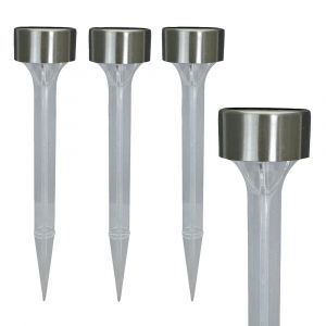 Tibelec CATALINA 4 balises solaires LED RVB à piquer
