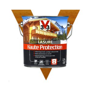 V33 Lasure bois haute protection chêne doré 1 litre