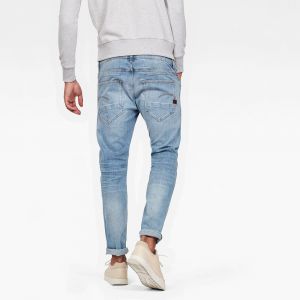 G-Star Raw RAW D- staq 5-Pocket Slim Jean, Bleu (Lt Indigo Aged 8968-8436), W32/L34 (Taille Fabricant: 32W/ L34) Homme