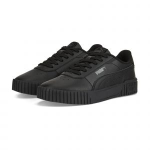 Puma Carina 2.0, Basket Femme, Black Black-Dark Shadow, 37.5 EU