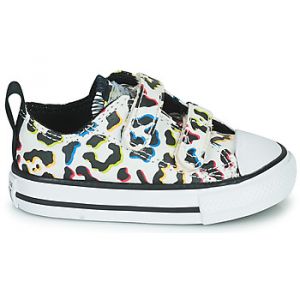 Converse Chaussures enfant CHUCK TAYLOR ALL STAR 2V LEOPARD PRINT OX - Couleur 20,21,22,23,24,25,26 - Taille Blanc