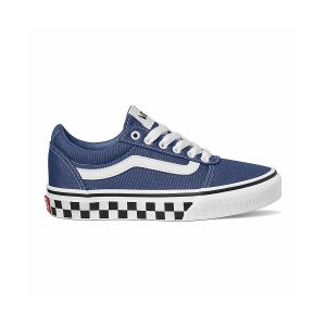 Vans Ward Basket, Checker Sidewall Stv Navy/White, 30 EU