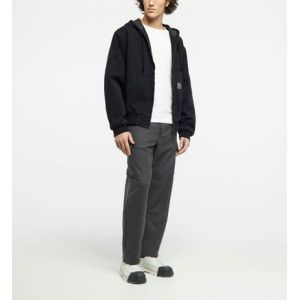 Blouson en jean court capuche coton bio