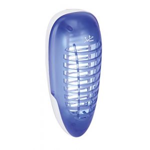 DECA Destructeur d'insectes électrique, Blanc et Bleu, 17.5 x 7.5 x 7.5 cm, MIE1
