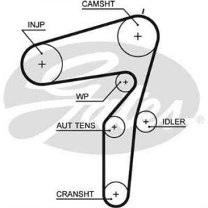Gates Courroie de distribution 5600XS