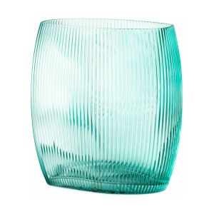 Image de Normann Copenhagen Vase en verre soufflé bleu 18 cm Tide