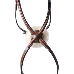 Muserolle croisée pour cheval en peau de mouton pour le mexique HorseGuard