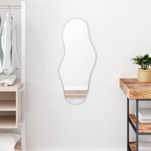 VidaXL Miroir mural Argenté 80x35 cm Argent