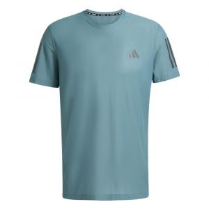 Image de Adidas Own The Run Maillot De Course Hommes - Vert Foncé, Taille XL