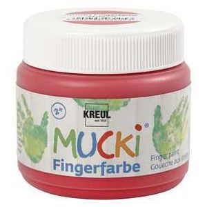 C.Kreul Gouache aux doigts "MUCKI", rouge, 150 ml, à base