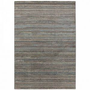 LINE - Tapis Graphique Marron 80 x 150 cm