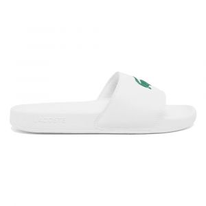 Lacoste Serve Slide Tongs - blanc, vert