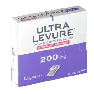 Image de Biocodex Ultra Levure 200 mg - 10 Gélules