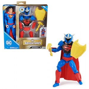 DC UNIVERSE DC COMICS - Pack Figurine Superman 30 Cm + Accessoires Justice League - Figurine Superman Articulée 30 cm - Créez Vos Aventures Et Combats - Figurine Superman - Jouet Enfant 4 Ans Et +