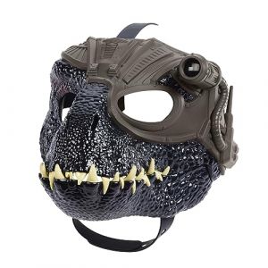 Mattel Jurassic World Masque D’Indoraptor Qui Rugit, avec Dispositif De Traque, Lumière Et Son pour Déguisement Et Jeu De Rôle, Jouet Enfant, Dès 3 Ans, HPH28