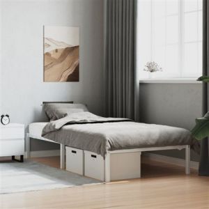 VidaXL Bedframe metaal wit 100x200 cm373668