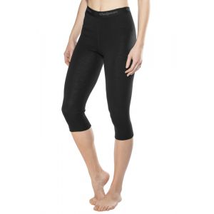 Woolpower Lite Caleçon long jambes 3/4 Femme, black XL Sous-pantalons longs