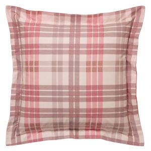 Taie d'oreiller coton CHALEUREUX - rose