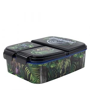 Stor Boîte à Goûter Repas Sandwich Box Multi Compartiments Dinosaures Jurassic World