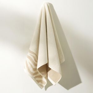 Serviette de toilette coton 50 x 100 cm ZEBRA 500g - beige