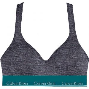 Calvin Klein Bralette logotée sans armatures - gris - Couleur Gris - Taille S