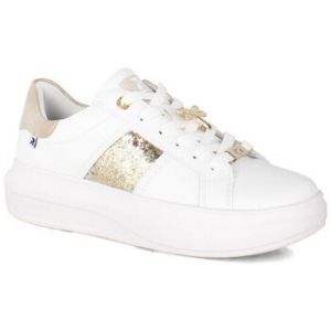 Rieker Baskets basses FEMME R- Evolution en cuir blanches et &agrave; lacets