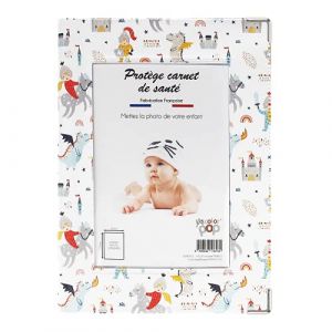 Protège carnet santé enfant personnalisable Color Pop FRANCE 22 x 16 cm