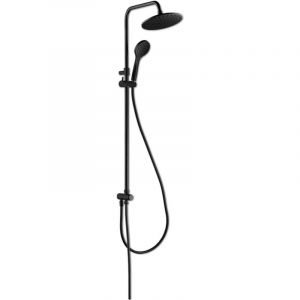 Image de Essebagno Essesmart colonne de douche noire mat sans mitigeur - Noir