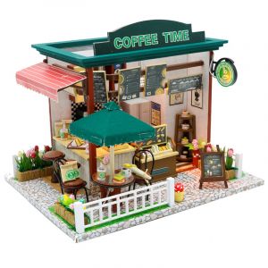 Dam Maquette en bois 3d coffee time 20x16x16 cm.