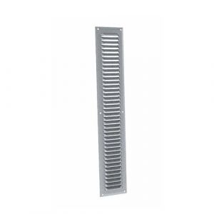 Anjos ventilation Grille &agrave; auvent en aluminium laqu&eacute; blanc L x H 200-100