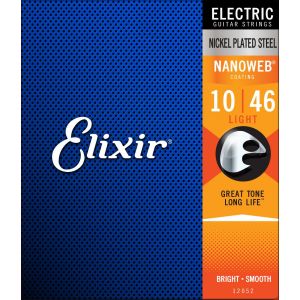 Elixir Jeu de cordes pour guitare électrique 12052 Nanoweb 10-46