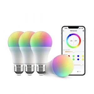 Image de Broadlink | Ampoule intelligente Bluetooth LB4E27, changement de couleur avec synchronisation musicale, A60/E27/9W/800LM, supporte FastCon et BLE, fonctionne avec Alexa et Google Home