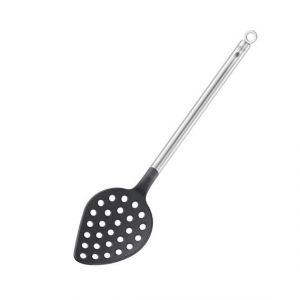 Rösle Basics Line Cuillère écumoire avec manche en acier inoxydable 31,8 cm