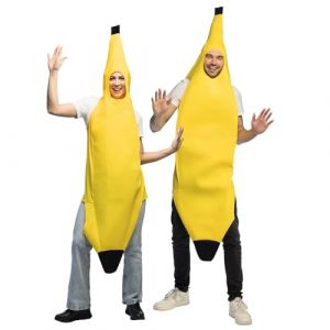 Boland Costume Banane pour adultes, combinaison pour carnaval ou soir&eacute;e &agrave; th&egrave;me, costumes de carnaval